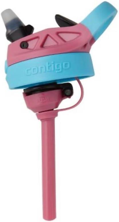 Gourde Contigo Pour Enfants 14 Oz Avec Paille Autospout – Bleu Requins, Couvercle Facile à Nettoyer