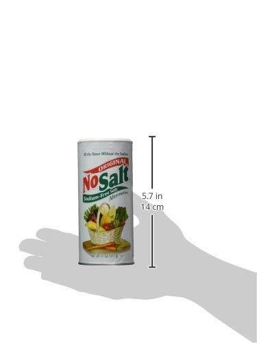 NoSalt Sodium-Free Salt Alternative, 11 Oz (Pack of 2) 11 Ounce (Pack of 2)