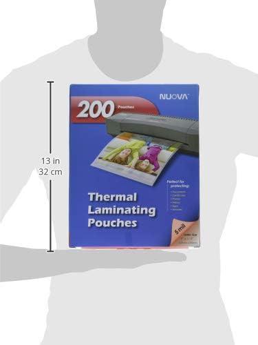 Scotch Thermal Laminating Pouches 200 200 Pack Clear Thermal Laminating Pouches – Letter Size 9x11.5 Inch, 5 Mil Thick Sheets C-Line Laminating Rolls, Sheets & Pouches