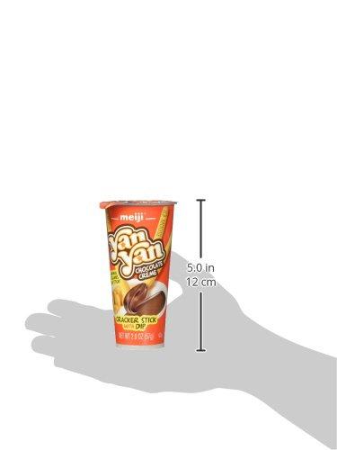 Meiji Yan Yan Cracker Stick With Dip Strawberry Cream Flavor 2oz
