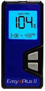 Easy Plus II Blood Glucose Meter - Accurate and Convenient Monitoring ...