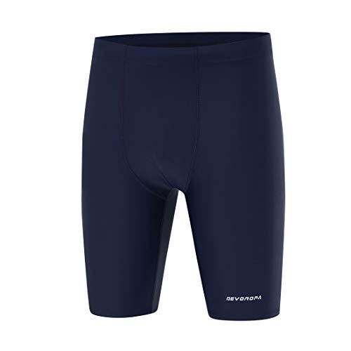 DEVOROPA Boys' Swim Jammers Youth Competitive Swim Team Suit Navy