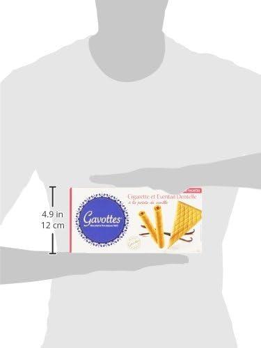 Gavottes Cigarette Biscuit and Vanilla Lace Fan 100 g Pack of 6 | Buy Now  with Express International Delivery
