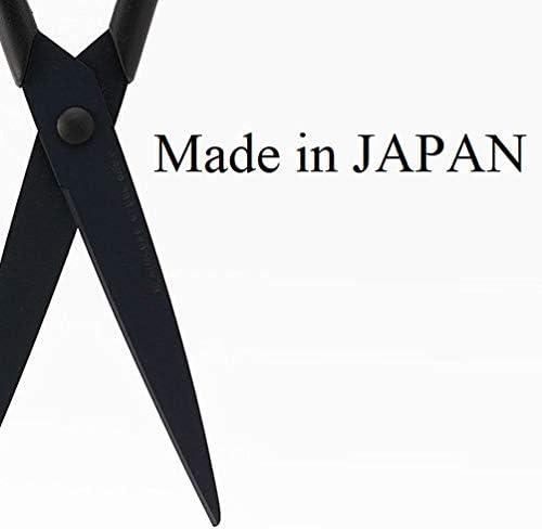 ALLEX Black Scissors All Purpose Sharp Japanese Stainless Steel