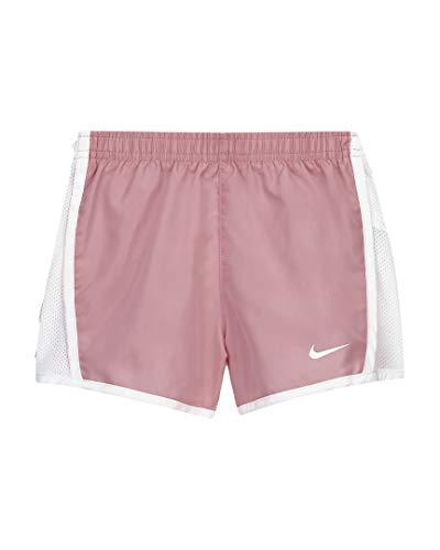 Nike Girls Dri FIT Printed Tempo Running Shorts (Pink(327358-A8F)/White, 6)