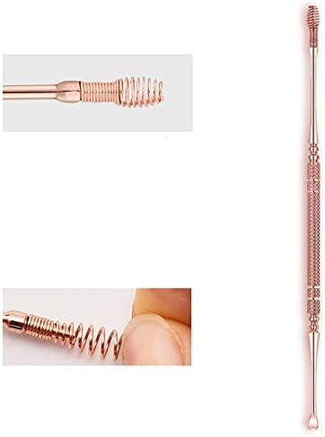 Dual Head Spring Ear Cleaner - 3 Pack Stainless Steel Earwax Removal ...