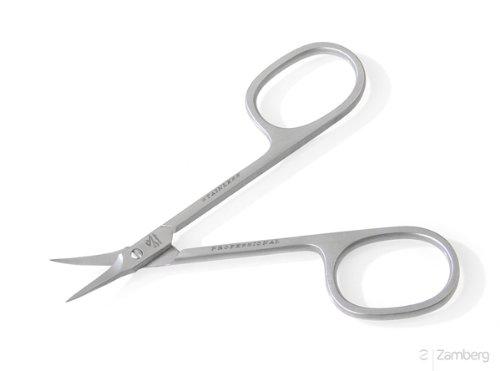 Cuticle Scissors with Curved and Thin Blades Made in Italy