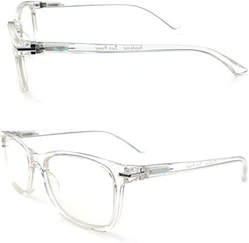 Readerest 2 Pack, Magnetic Eyeglass Holder Black/Silver/Clear