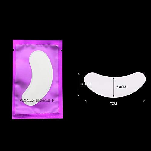 100 Pairs Eyelash Extension Gel Patches Kit Under Eye Gel Pads Lint