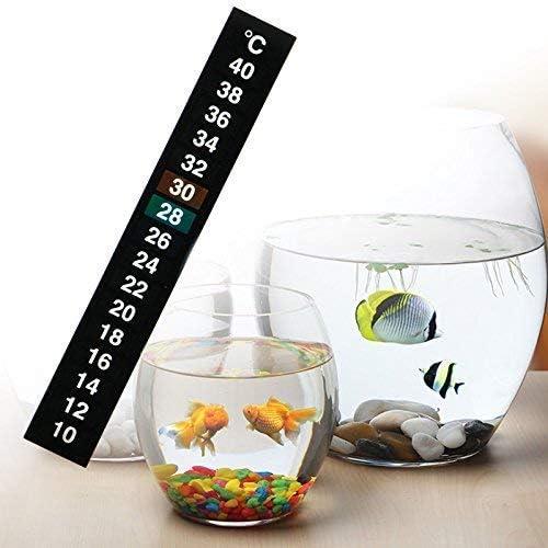 CENPEK 3 Stks Thermometer Strip Aquarium Tank Vis Thermometer Temperatuur Sticker Digitale Dual Schaal