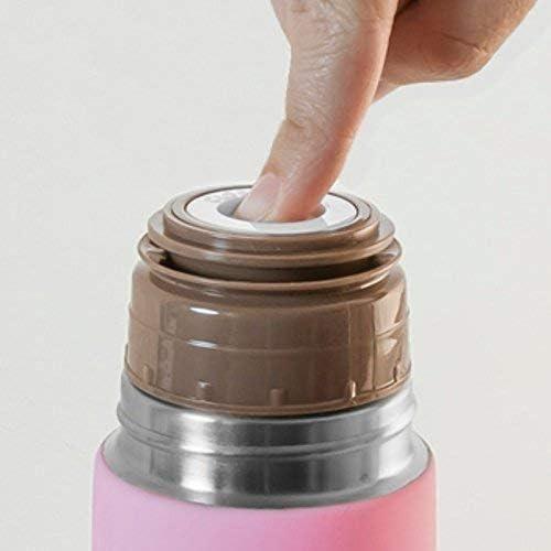 Miniland 89217 Liquid Thermos of 350ml with rubbery Exterior Rose Rose  Single