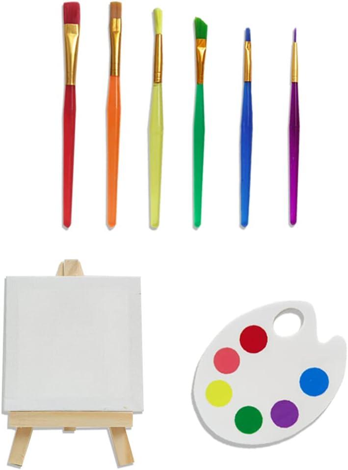 Art Paint Cake Topper Paint Brush Canvases Palette Cake Topper Artist