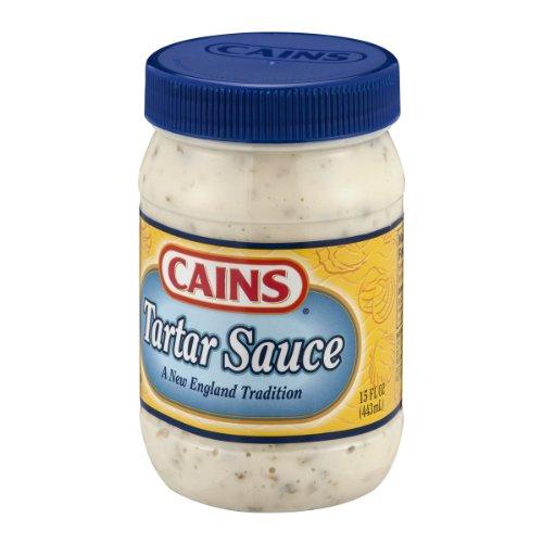 Cains Tartar Sauce, 15 FL OZ Jar 15 Fl Oz (Pack of 1)