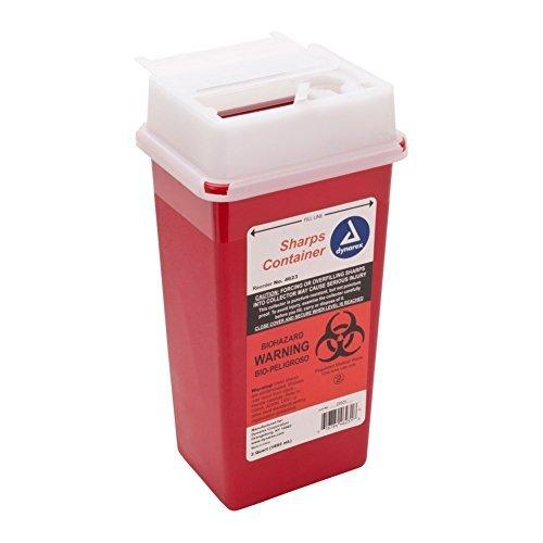 Medical 2 Quart Sharps Container Needle Disposal