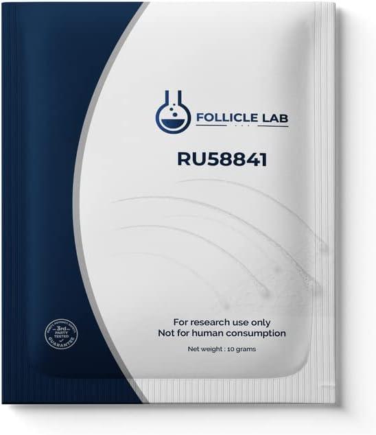 Follicle Lab RU58841 DHT Blocker for Hair Loss - 10g | Buy