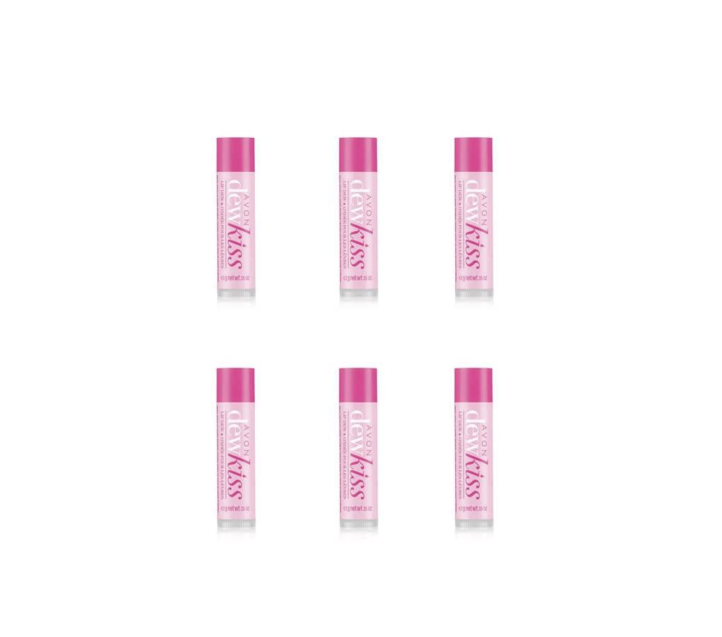 Avon Dew Kiss Lip Dew Lip Balm (6 Pack)