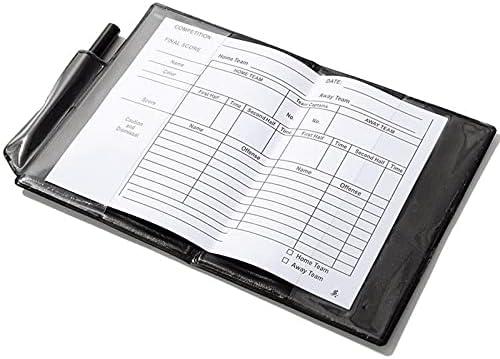 MANZONI Referee Kit: Checkered Flags Wallet Notebook with Red Yellow ...