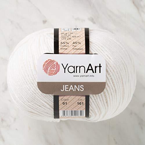 55% Cotton 45% Acrylic YarnArt Jeans Sport Yarn 1 Skein/Ball 50 gr 174 yds  (1)