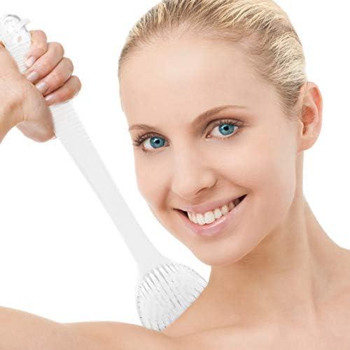 TopNotch Back Brush for Shower Bath white long handle Brush plus Mesh
