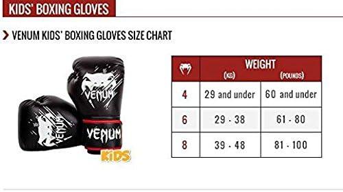 Venum Unisex-Youth Challenger Kids Boxing Gloves 8oz Black