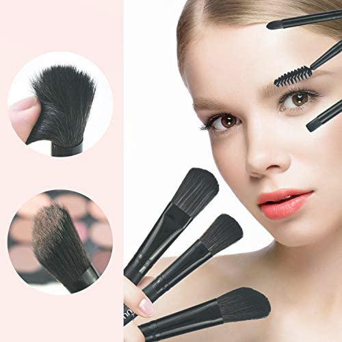 Charcoal Cosmetic Brushes Set  Charcoal Foundation Brush Set