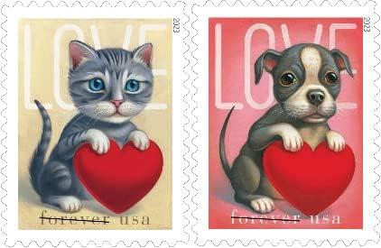 Made of Hearts USPS Forever Postage Stamp 1 Sheet of 20 US First