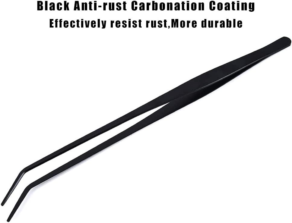 WOLEDOE Snake Feeding Tongs, 2Pcs Long Tongs Tweezers, Suit for Ball Python, Spider, Snakes