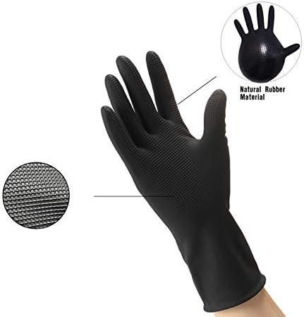 Reusable Rubber Hair Dye Gloves - Professional Hair Coloring