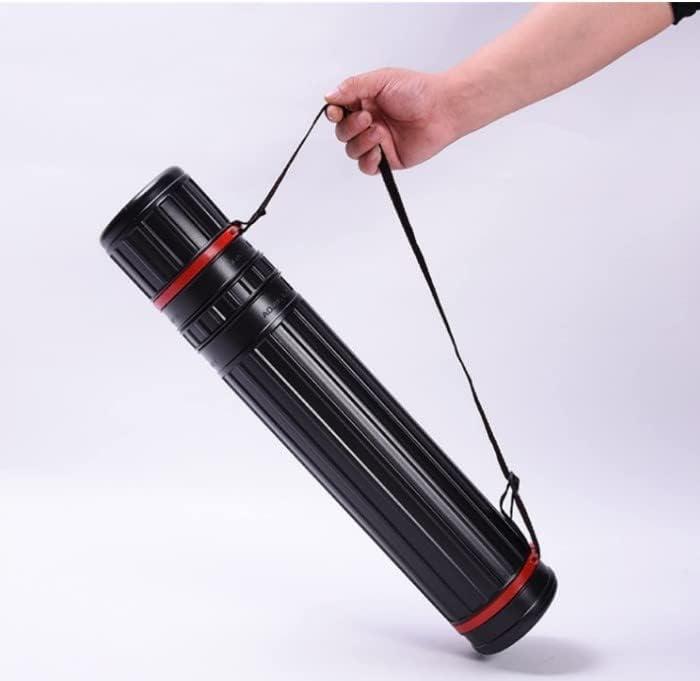 huyear Poster Tube Extra Large Black Extendable Poster Tube with