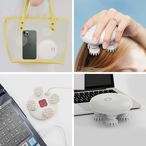 Mountrax Electric Scalp Massager with Red Light for Hair Growth