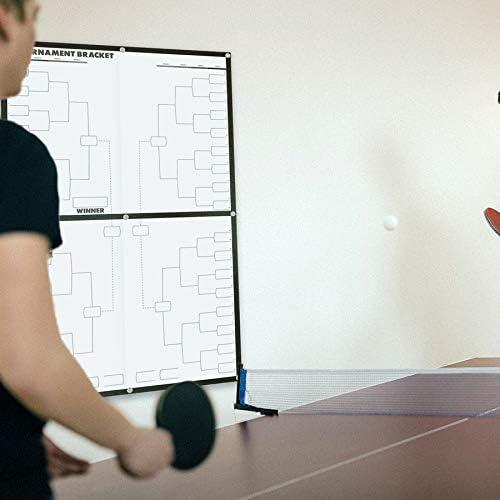 March Madness Bracket Poster Set 64 Player Dry Erase Board, 32x48 Inches Includes 2 Markers