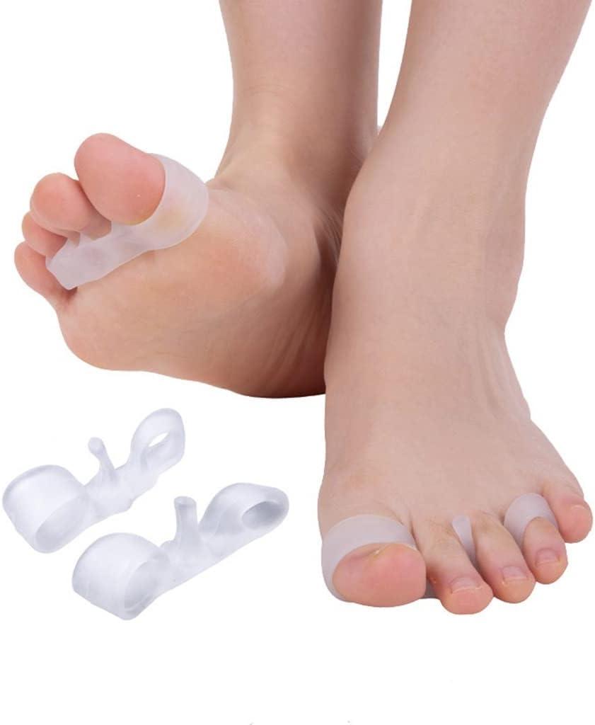 Silicone Toe Spacers 5 Pack for Yoga, Bunion Relief, and Overlapping