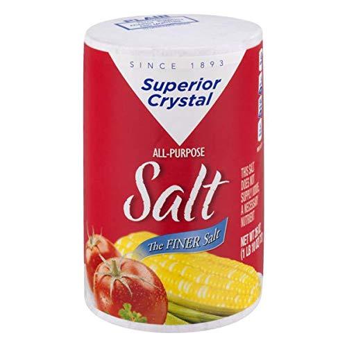 Superior Crystal Premium AllPurpose Iodized Salt 26 Oz. KFP Pack Of 3.