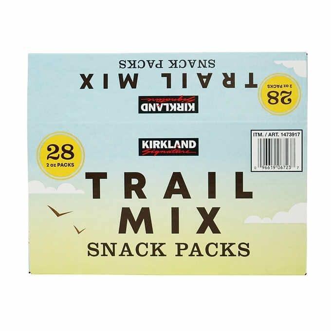 Kirkland Signature Trail Mix Snack Packs 2 oz, 28 Count Buy Online