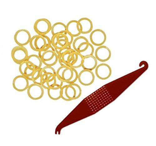 3/16 Inch Orthodontic Elastic Rubber Bands, 100 Pack, Bi-Color