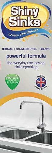 Shiny Sinks Cream Sink Cleaner Fragranced With Lemon