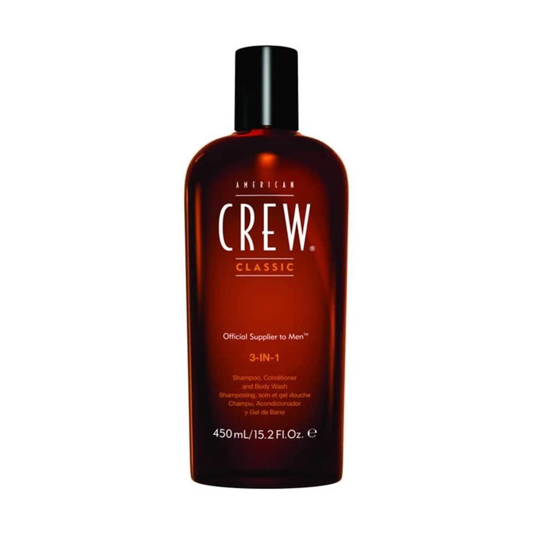 American Crew Classic 3in1 Shampoo, Conditioner and Body Wash, 15.2 Ounce