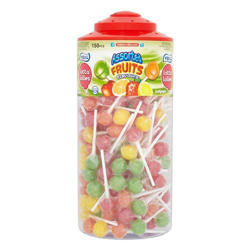 Vidal Lotta Lollies 150 Assorted Fruit Flavours Lollipops  Pack Of 150 - View #9
