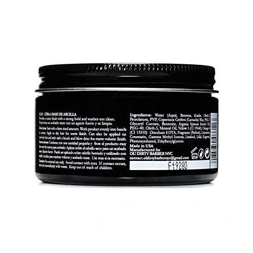 OL' DIRTY BARBER Styling Clay For Men Strong Hold Water Base Clay for