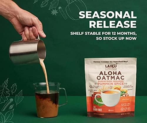 Laird Superfood Aloha OatMac Pumpkin Spice Non-Dairy Coffee