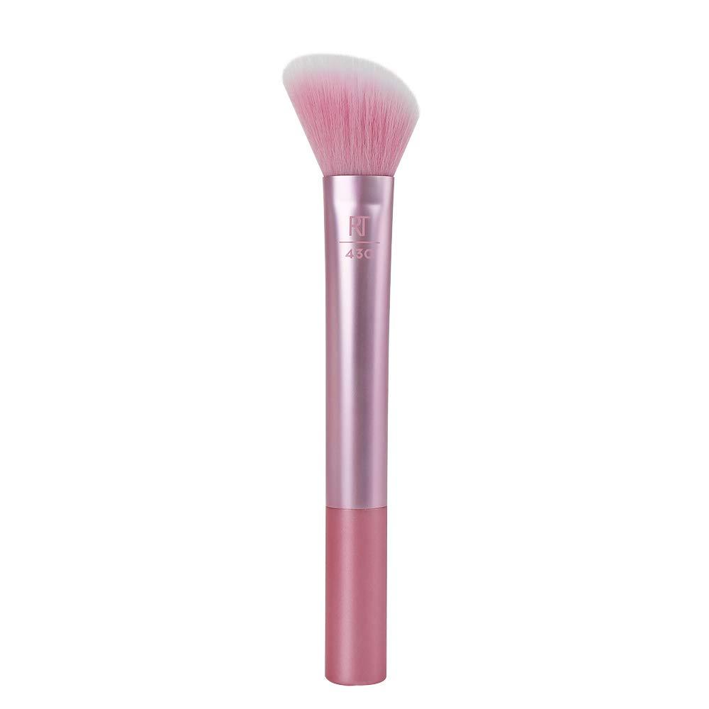 Real Techniques Light Layer Blush Makeup Brush, For Cream & Powder Blush, Controlled, Long