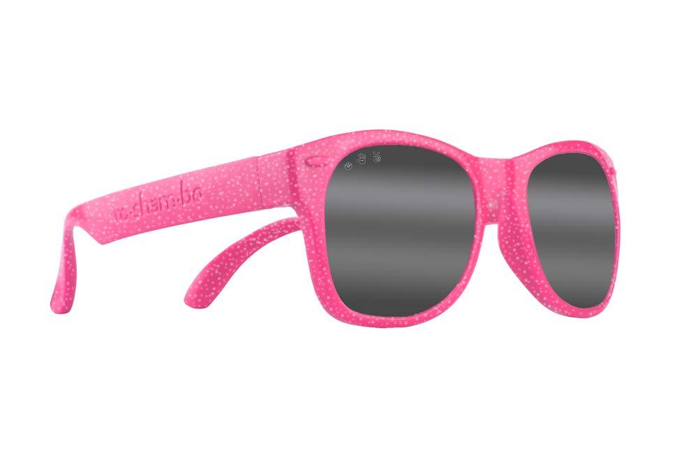 Roshambo Toddler Shades age 2-4years 100% UVA/UVB Protection Completely Unbreakable  Sunglasses Pink Chrome