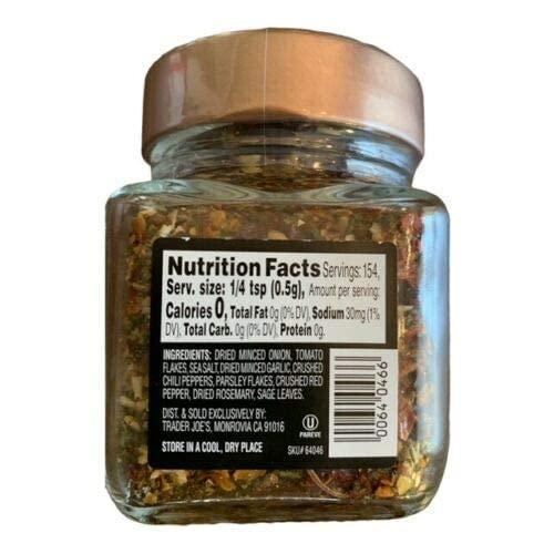 Trader Joe's Italian Style Soffritto Seasoning Blend 2.7 oz Authentic Flavors for Cooking