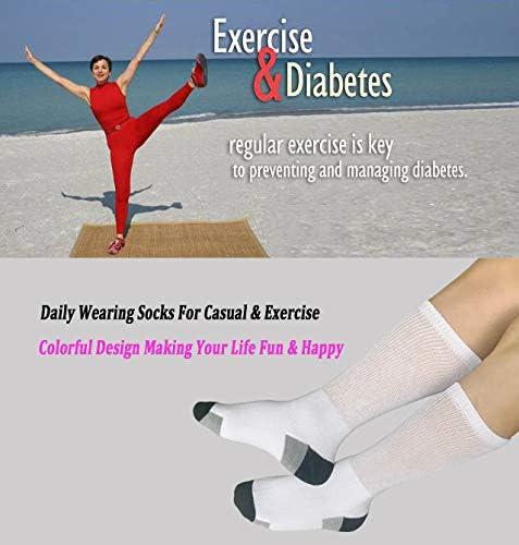  Diabetic Low Cut Socks for Women - 12 Pack - Black - Size 9-11  : Health & Household