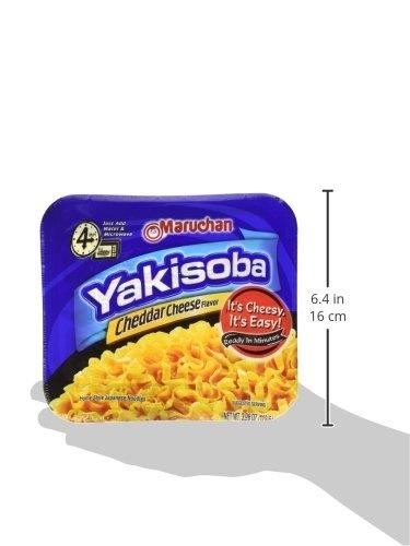  Maruchan Yakisoba Variety, 4 of each Flavor (Pack of 8), Cheddar  Cheese & BBQ, Single Serving Japanese Ramen Noodles with By The Cup  Chopsticks : Grocery & Gourmet Food