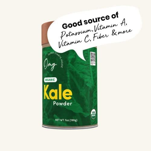 OMG! Superfoods Organic Kale Powder 100 Pure, USDA Certified Good