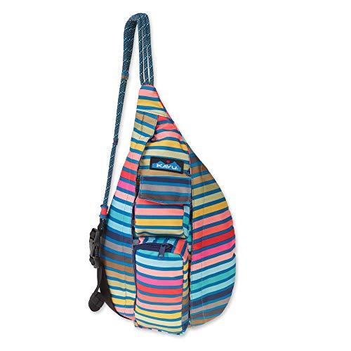 KAVU Mini Rope Sling Bag Chroma Stripe One Size Stylish and Functional