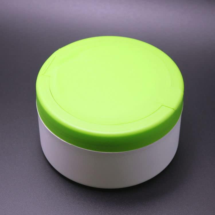 Topwon Body Powder Container with Powder Puff for Baby Women Talc Free  Dusting Loose Powder Case Home Travel Powder Box (Green)