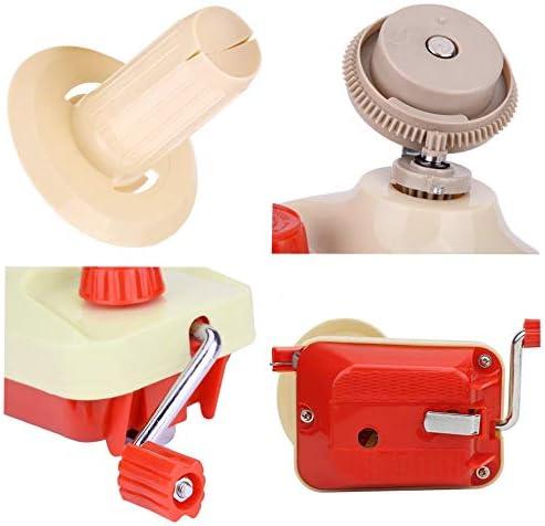 Hand Yarn Winder, Detachable Easy Installation Yarn Ball Winder Hand Crank  Easy To Use Low Noise Desk Clip For Household 