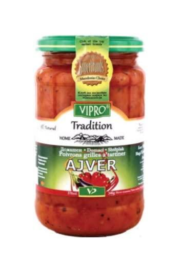Mild Homemade Pepper Paste Ajvar Vipro 340g | Buy Now with Express ...
